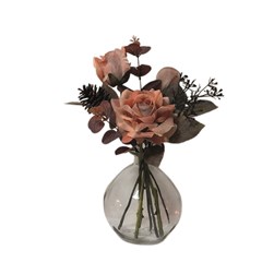 Roses In Vase Display 31cm Roses In Vase Display 31cm