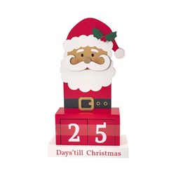 Santa Countdown 15 x 7cm