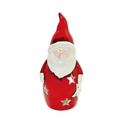 Santa Tealight Holder 9x20cm