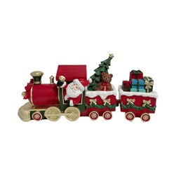 Santa Train 34x15cm