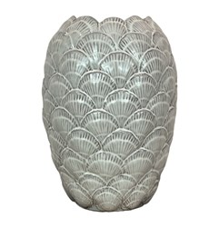 Shell Design Vase Cream 33cm Shell Design Vase Cream 33cm