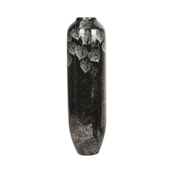 Silver Leaf Tall Narrow Vase 60cm Silver Leaf Tall Narrow Vase 60cm