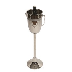 Silver Wine Cooler Ice Bucket 68.5cm Silver Wine Cooler Ice Bucket 68.5cm
