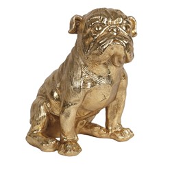 Sitting Bulldog Gold 27.5cm Sitting Bulldog Gold 27.5cm