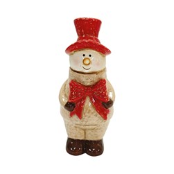 Snowman With Bow 6x15cm Snowman With Bow 6x15cm