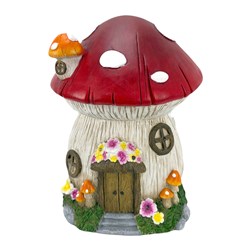 Solar Mushroom House 34cm Solar Mushroom House 34cm