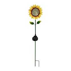 Solar Sunflowr Face Stake 84cm