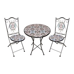 Tavenna Bistro Set – Leaf Floral Design 60x75cm Tavenna Bistro Set – Leaf Floral Design 60x75cm