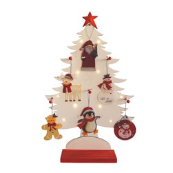 Tree Decorations with Large Acrylic Display