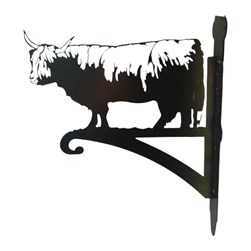 Wall Bracket Highland Cow 38 x 29 cm