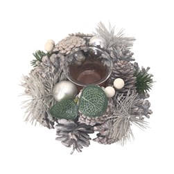 White Cone Tealight Holder 17cm White Cone Tealight Holder 17cm