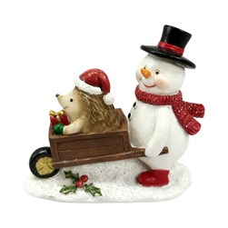 Wheelbarrow Hedgehog 11cm