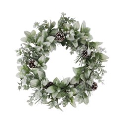 White Berries Wreath 50cm