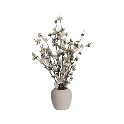 White Blossom Floral Vase 69cm White Blossom Floral Vase 69cm