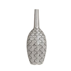 White Overlapping Scalloped Vase 60cm White Overlapping Scalloped Vase 60cm