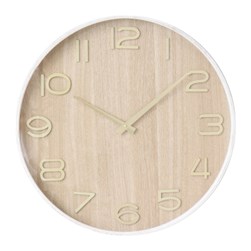 White Wall Clock 55cm