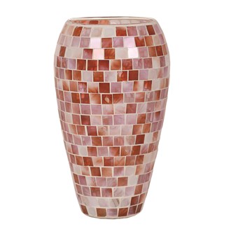 Coral Mosaic Vase 25cm