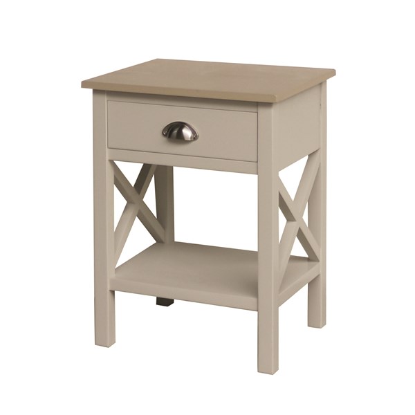 Linen Lamp Table 56cm Linen Lamp Table 56cm