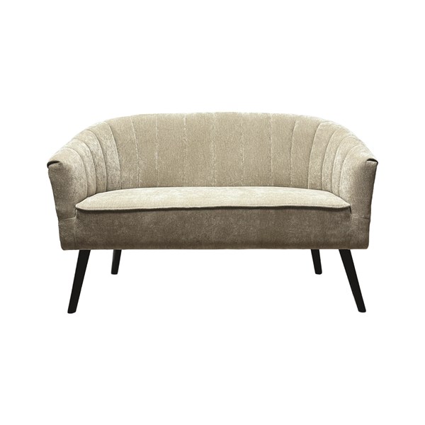 Chenille Sofa Champagne 129x80cm Chenille Sofa Champagne 129x80cm