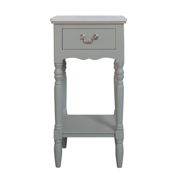 Aqua Grey End Table 36x71cm Aqua Grey End Table 36x71cm