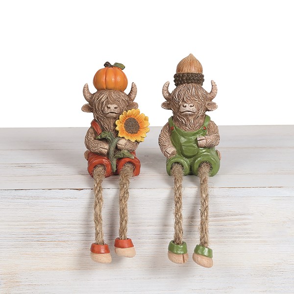 Highland Shelf Sitter 18cm 2 Assorted Highland Shelf Sitter 18cm 2 Assorted