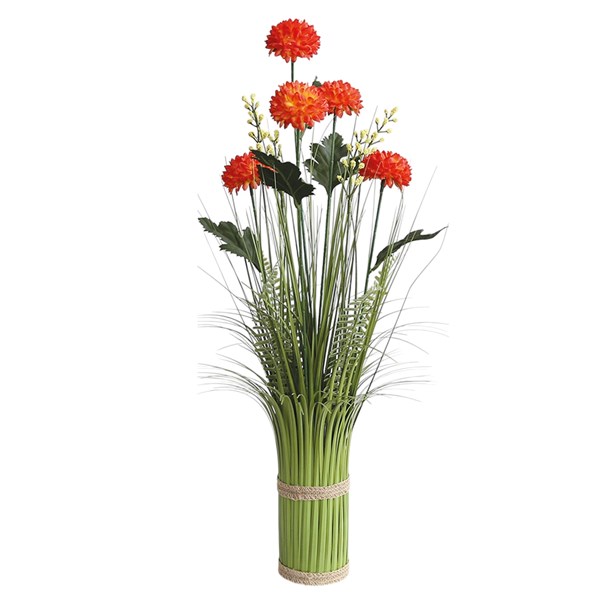 Orange Chrysanthemum Grass Floral Bundle 65cm Orange Chrysanthemum Grass Floral Bundle 65cm