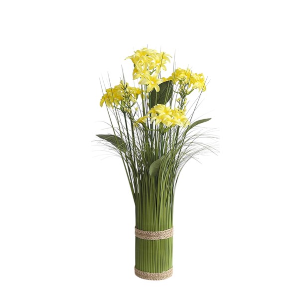 Yellow Hyacinth Grass Floral Bundle 45cm Yellow Hyacinth Grass Floral Bundle 45cm
