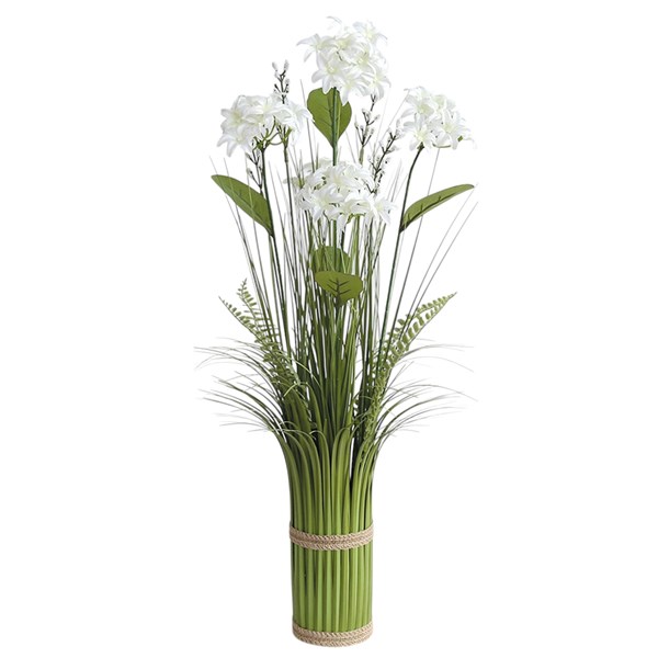 White Hyacinth Grass Floral Bundle 65cm White Hyacinth Grass Floral Bundle 65cm