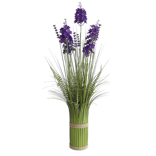 Purple Lavender Grass Floral Bundle 65cm Purple Lavender Grass Floral Bundle 65cm