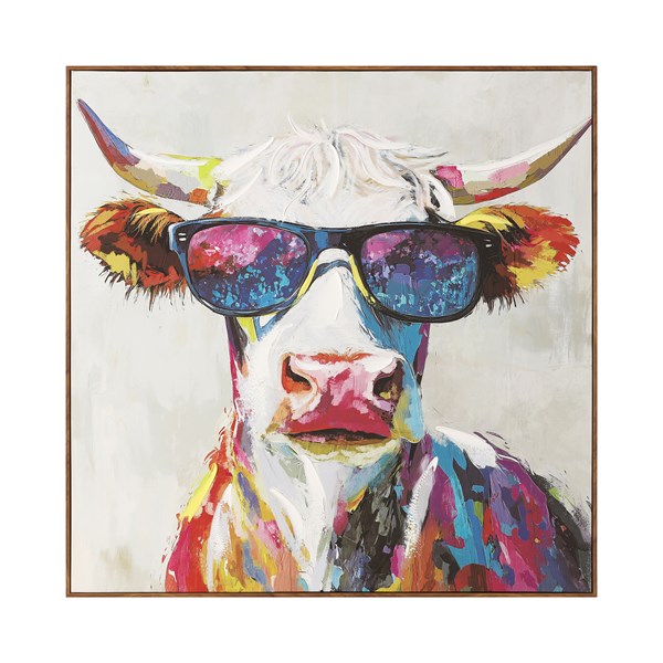 Cool Cow Canvas 80 x 80cm Cool Cow Canvas 80 x 80cm