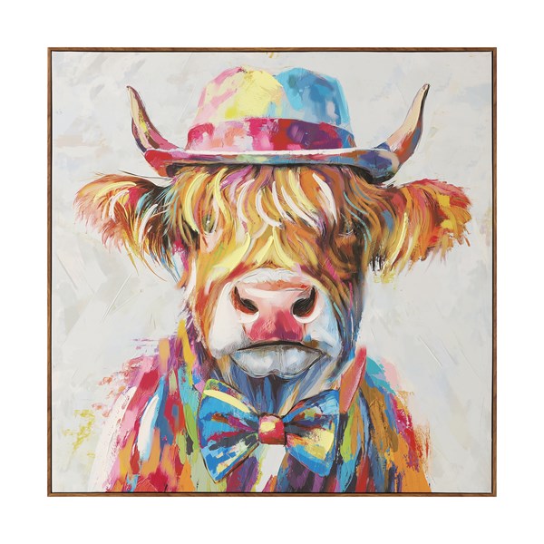 Funky Cow Canvas 80 x 80cm Funky Cow Canvas 80 x 80cm