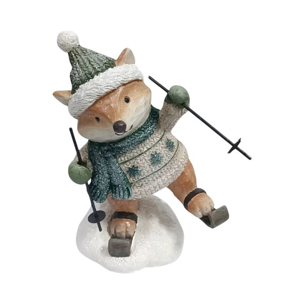 Skiing Fox 14x19cm Skiing Fox 14x19cm