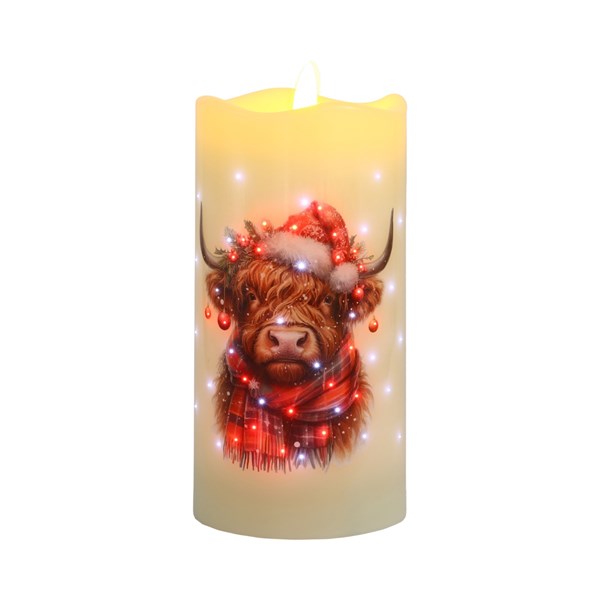 LED Highland Candle 7.5cm x 15cm LED Highland Candle 7.5cm x 15cm