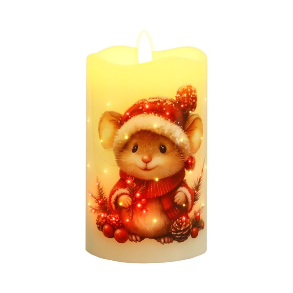 LED Mouse Candle 7.5cm x 12.5cm LED Mouse Candle 7.5cm x 12.5cm