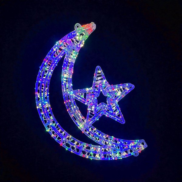LED (500L) Moon Multi Coloured 30 x 42cm LED (500L) Moon Multi Coloured 30 x 42cm