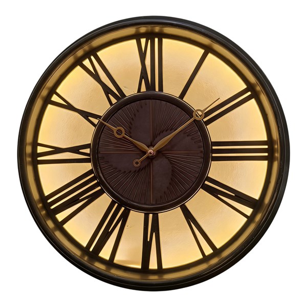 Bronze LED Wall Clock 40cm Bronze LED Wall Clock 40cm