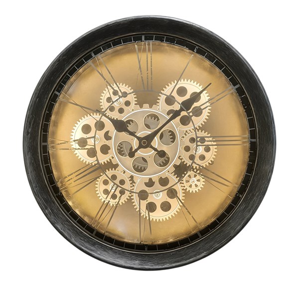 Antique Silver LED Wall Clock 35cm Antique Silver LED Wall Clock 35cm