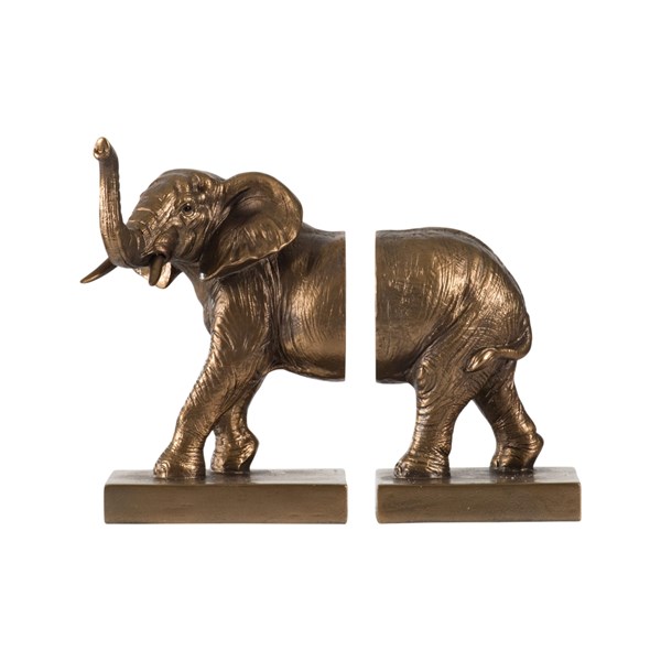 Pair of Elephant Bookends 22x18cm Pair of Elephant Bookends 22x18cm