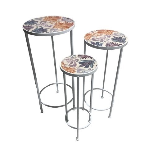 Mantello Set of 3 Plants Stands Mantello Set of 3 Plants Stands