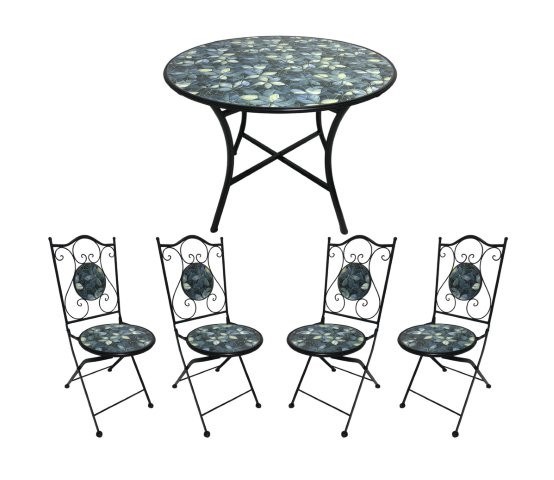 Fasano Bistro Set 90x75cm x 4 Chairs Fasano Bistro Set 90x75cm x 4 Chairs