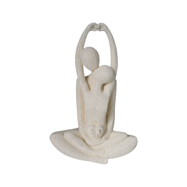 Abstract Yoga Couple Sculpture 17x25cm Abstract Yoga Couple Sculpture 17x25cm