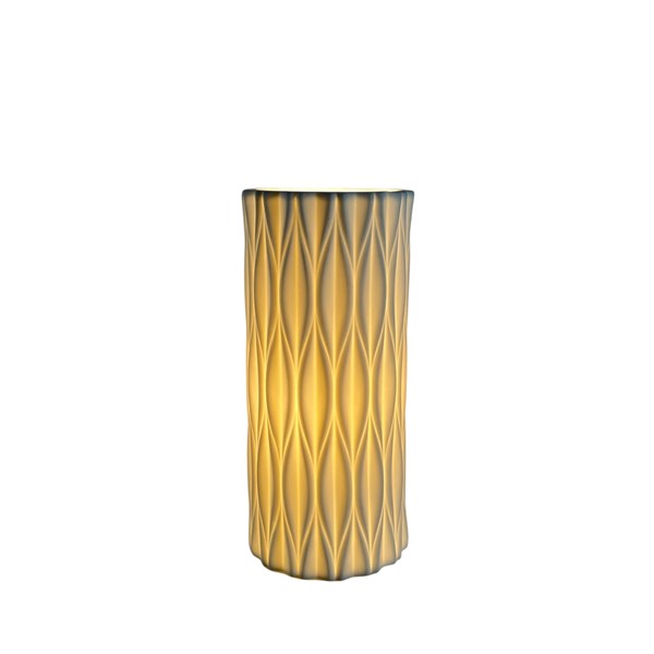 Ribbed Column Lamp 24cm Ribbed Column Lamp 24cm