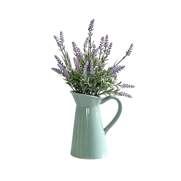 Lavender Green Ceramic Jug 36cm Lavender Green Ceramic Jug 36cm