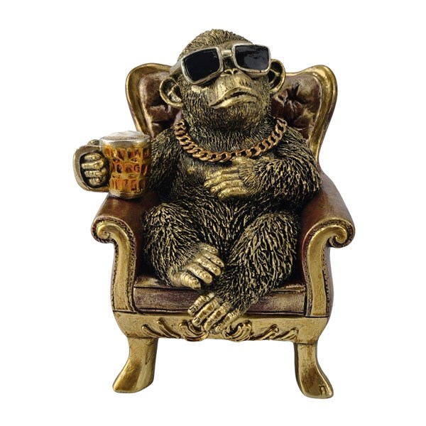 Cool Monkey Seated 12x14cm Cool Monkey Seated 12x14cm