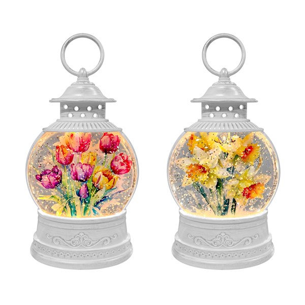 LED Tulip and Daffodil Spinner 23cm 2 Assorted LED Tulip and Daffodil Spinner 23cm 2 Assorted