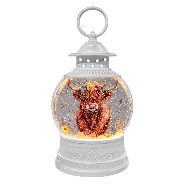 LED Highland Cow Spinner 23cm LED Highland Cow Spinner 23cm
