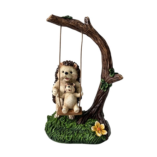 Hedgehog On Swing 22cm Hedgehog On Swing 22cm
