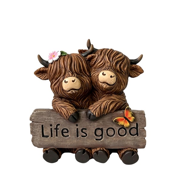 Highland Cow Good Life 20cm Highland Cow Good Life 20cm
