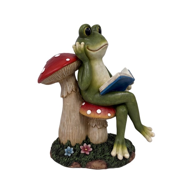 Frog Reading 26cm Frog Reading 26cm