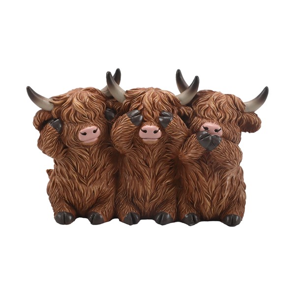 Highland Cow Trio 12cm Highland Cow Trio 12cm
